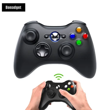 2.4 G Wireless Gamepad Herný ovládač Pre Xbox 360/ 360 Slim/PC Konzoly na videohry 3D Kolískový Ovládač Hra Rukoväť príslušenstvo