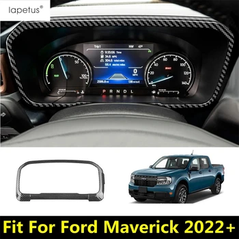 Auto Uhlíkových Vlákien Center, Ovládací Panel Rám Panelu Dekorácie Kryt Výbava Pre Ford Maverick 2022 2023 ABS Interiérové Doplnky