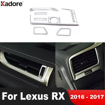Pre Lexus RX 2016 2017 ABS Matný Predný Panel Strane klimatizácia Ventilačné Zásuvky Kryt Výbava Interiéru Vozidla Modelárskeho Príslušenstva